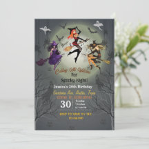 Calling All Witches Halloween Party 30Th Birthday