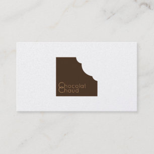 Calling card chocolate factory