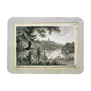 Calling card of Humphrey Repton, engraved by Thoma Magnet