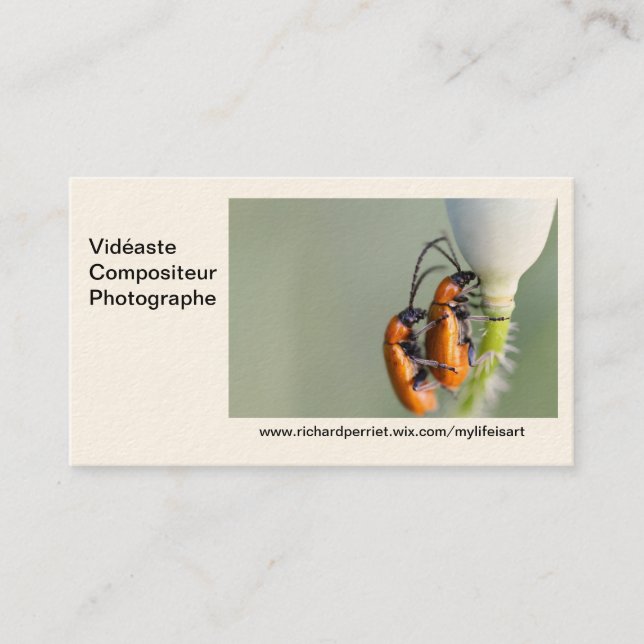 Calling card R.P (Front)