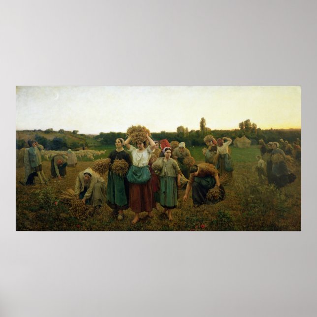 Calling in the Gleaners, 1859 Poster (Front)