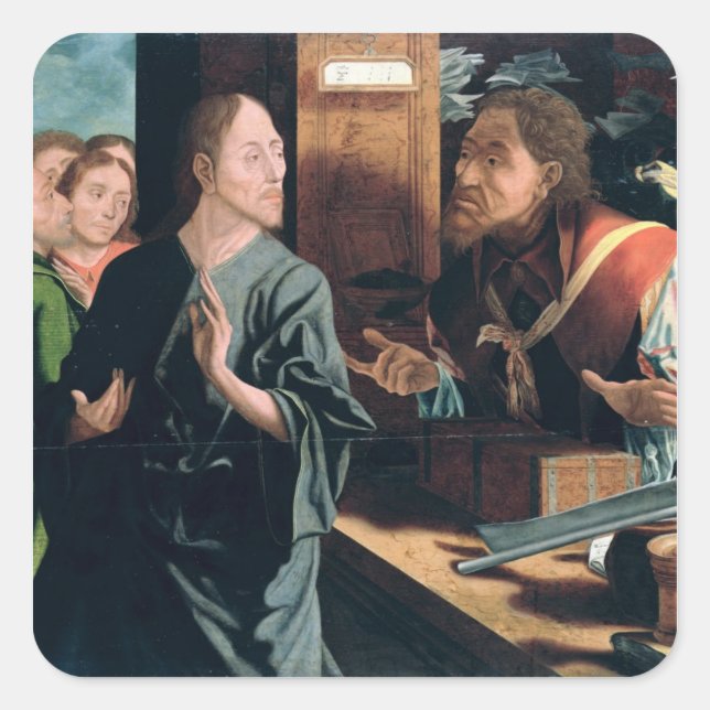 Calling of St. Matthew Square Sticker (Front)