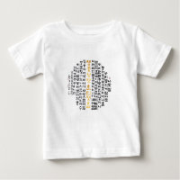 Calling the Korean language Baby tops & T-Shirts