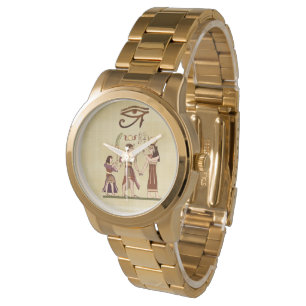 Calling to the Gods Egyptian Folk Art Watch