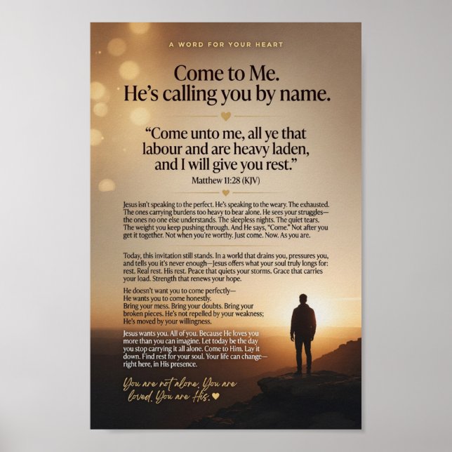 Calling you by Name Poster (Front)