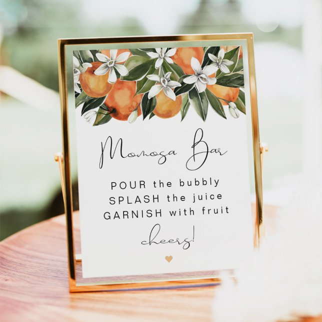 CALLIOPE Citrus Orange Clementine MOMosa Bar Poster (Creator Uploaded)