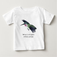 Calliope Hummingbird with Name