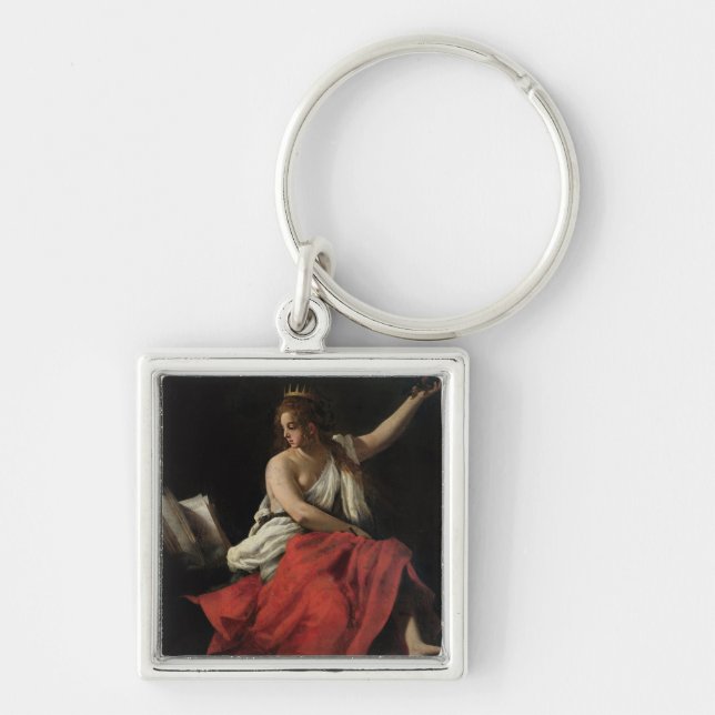 Calliope, Muse of Epic Poetry Key Ring (Front)