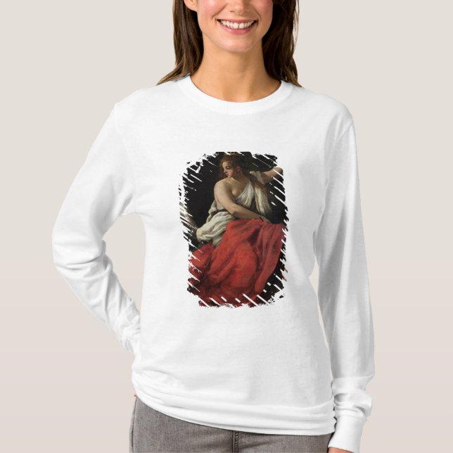 Calliope, Muse of Epic Poetry T-Shirt (Front)
