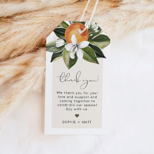 CALLIOPE Orange Citrus Cutie Clementine Gift Tags