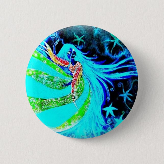callisto danse néon 6 cm round badge (Front)