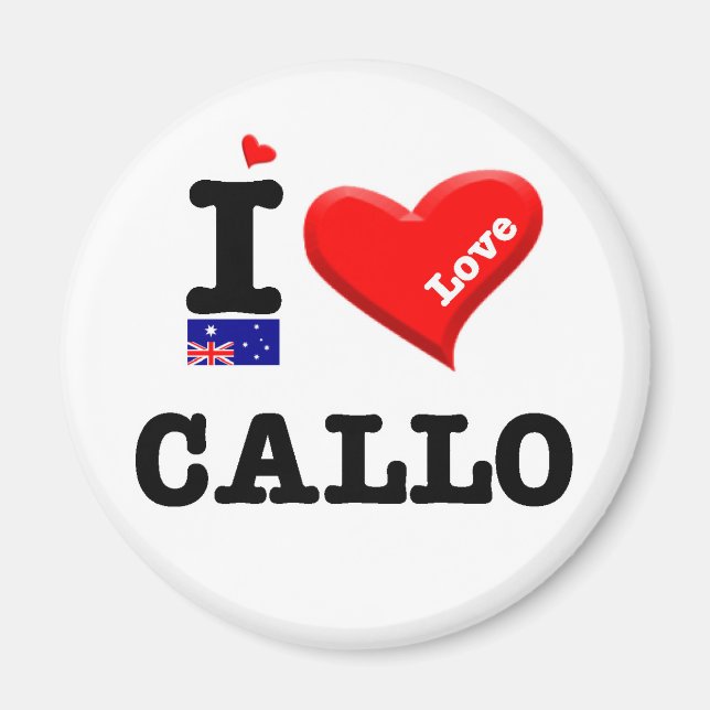 CALLO - I Love Magnet (Front)