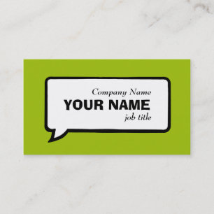 Callout Business Card