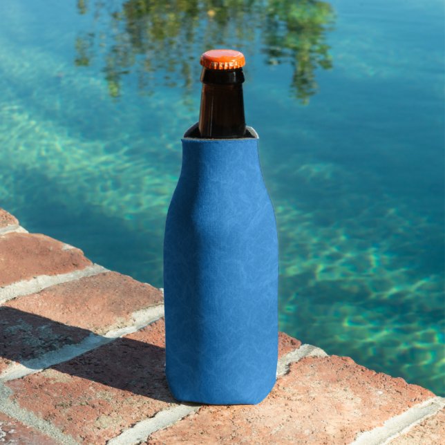 calm and serene blue background swirling pattern bottle cooler (In Situ Pool)