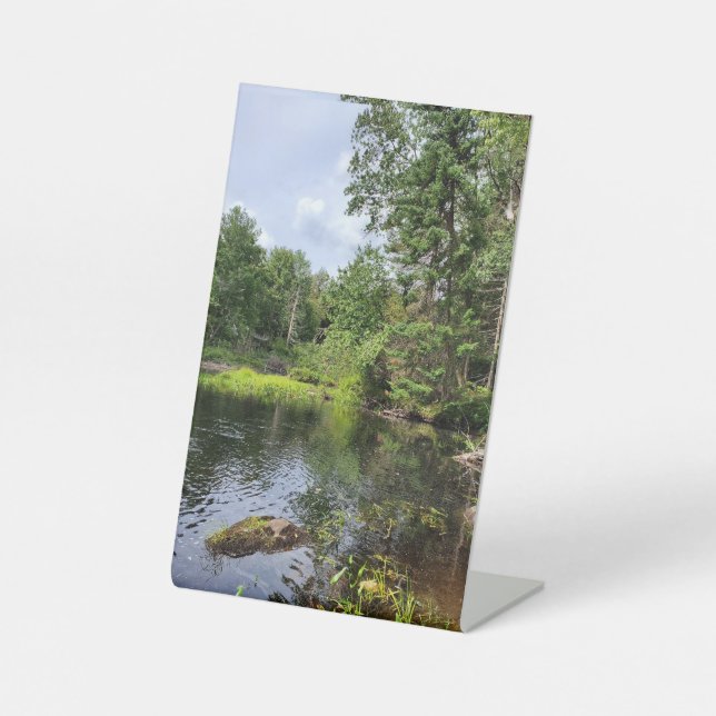 Calm and Tranquil Pedestal Sign (Front)