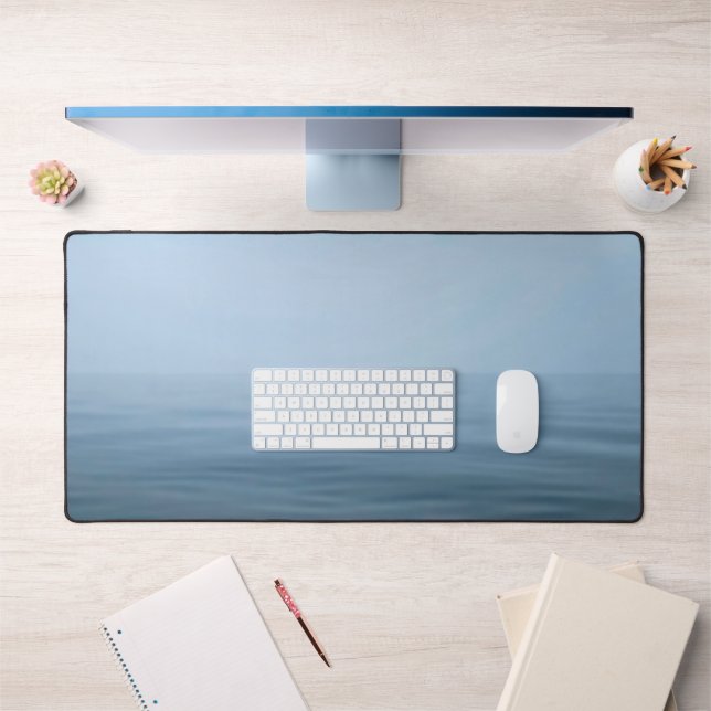Calm Blue Lake Water Desk Mat (Office 1)