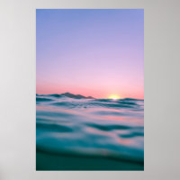 Calm body of water during golden hour