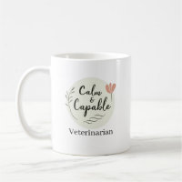 Calm & Capable Veterinarian Personalised 