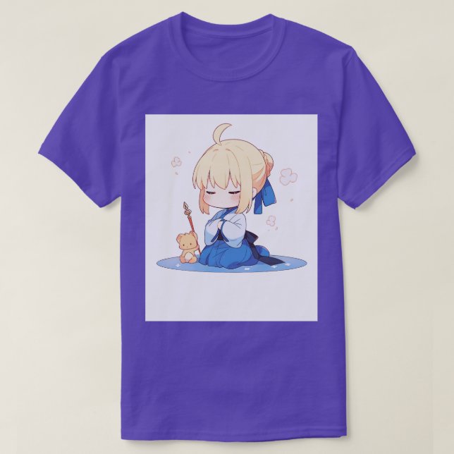 calm chibi sabre T-Shirt (Design Front)