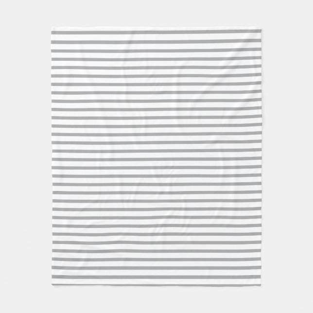 Calm Currents – Soft Stripe Fleece Blanket (Front)