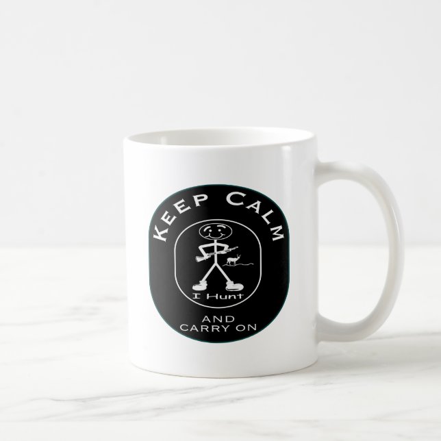 Calm Deer Hunter Coffee Mug (Right)