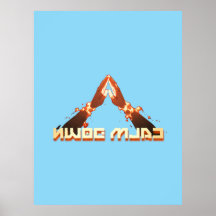 Calm Down! Mirror Image reverse typography 