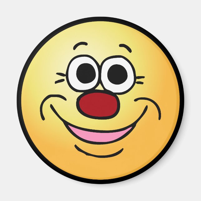 Calm Face Grumpey Magnet (Front)