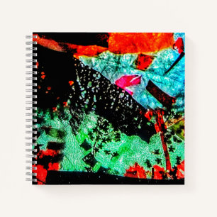Calm flower Spiral Notebook,Smooth bloom abstract Notebook