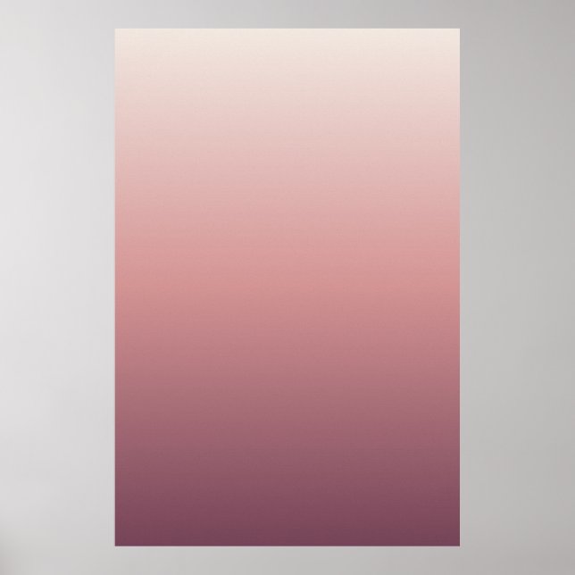 Calm Gradient Abstract Wall Poster (Front)