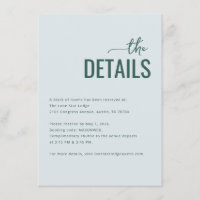 Calm Green Event Details