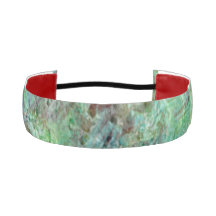 Calm green texture Non-Slip Headbands,Mild texture