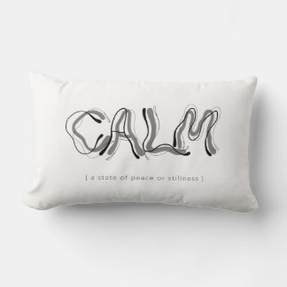 Calm handwriting Two-Tone coffee mug Beverage Pitc Lumbar Cushion