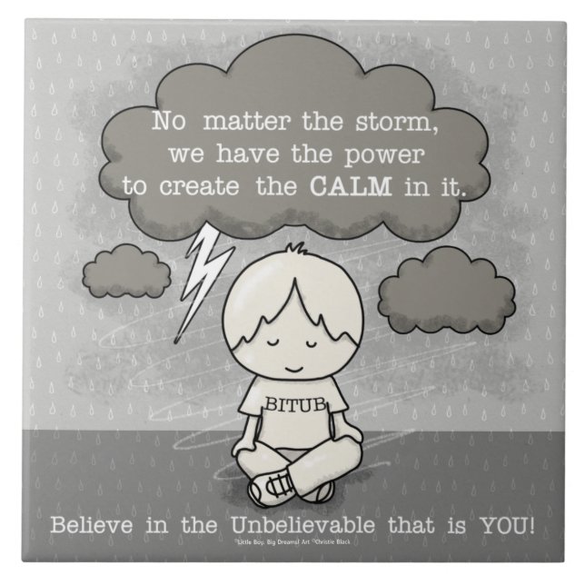 Calm in the Storm Tile (Front)
