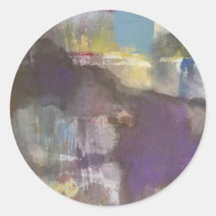 Calm Interlude Classic Round Sticker