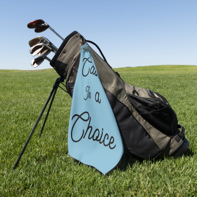 Calm Is a Choice   Golf Towel (Green)