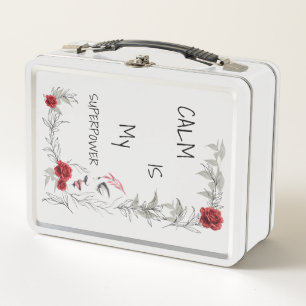 Calm Is My Superpower   Self Trust & Confidence Metal Lunch Box