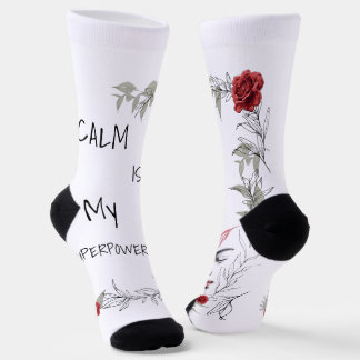 Calm Is My Superpower | Self Trust & Confidence Socks