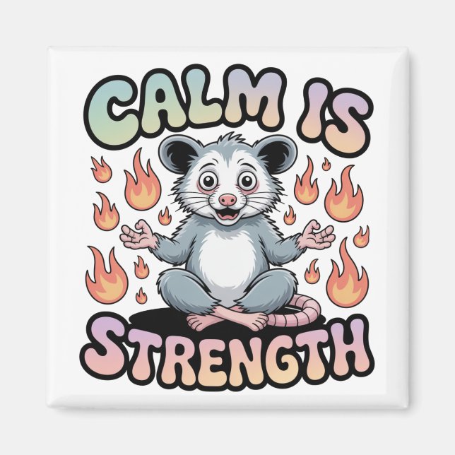 Calm Is Strength Magnet (Front)