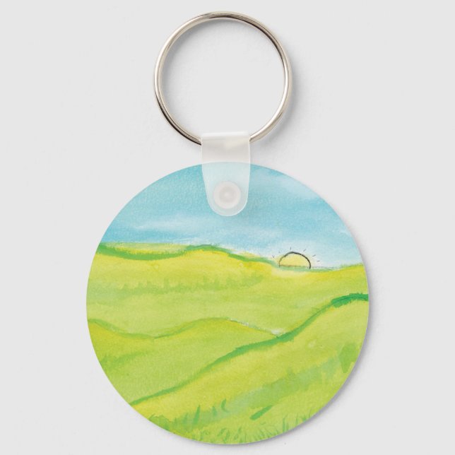 Calm Landscape - KidsArt for CHOC Key Ring (Front)