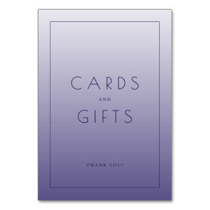 Calm Lavender Gradient Gratitude Card