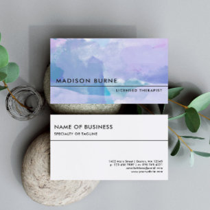 Calm Lavender Watercolor Business Card