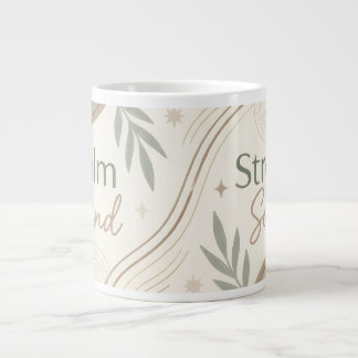 Calm Mind Strong Soul Mug | Aesthetic Coffee Mug f