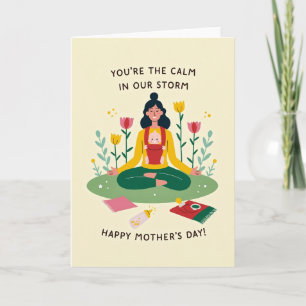 Calm Motherhood Message Card