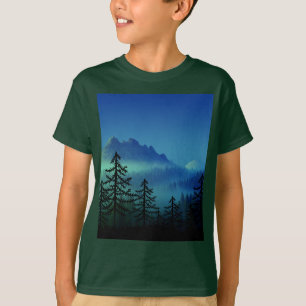 CALM MOUNTAIN MIDNIGHT FOREST  T-Shirt