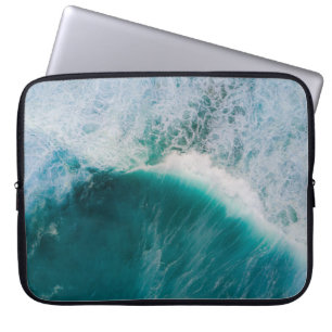 Calm ocean laptop sleeve