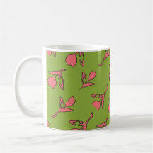 Calm Pink and Green Mug