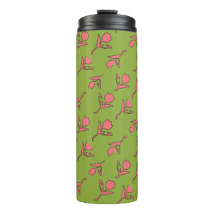 Calm Pink and Green Tumbler