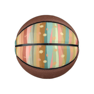 Calm Relaxing Flowers Mini Basketball
