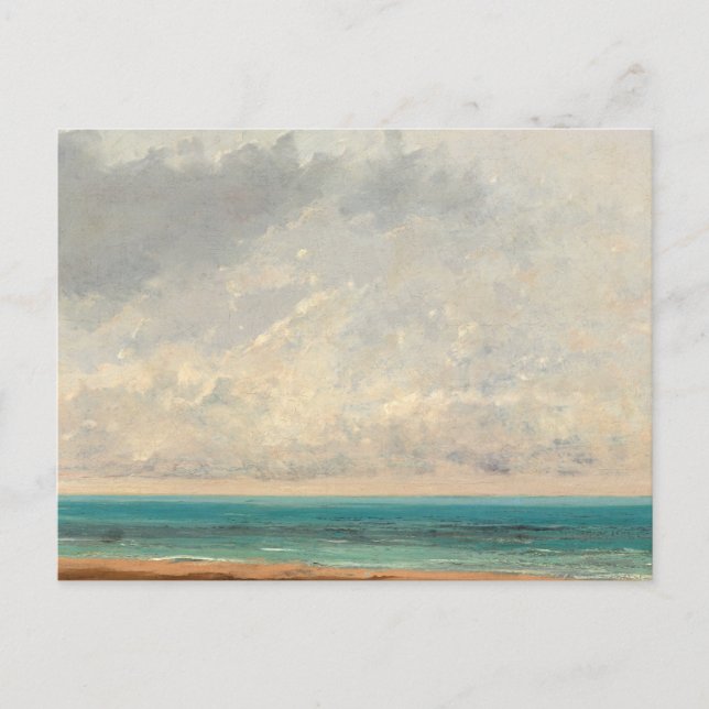 Calm Sea, 1866 by Gustave Courbet Postcard (Front)
