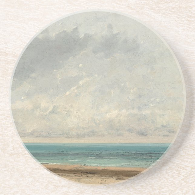 Calm Sea – Gustave Courbet Coaster (Front)